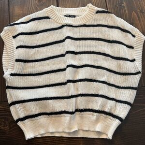 Striped Black and White Sweater